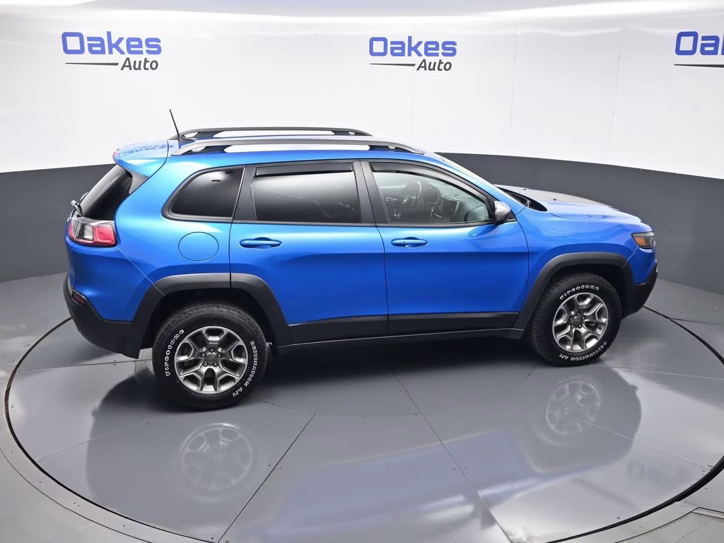 2021 Hydro Blue Pearlcoat Jeep Cherokee Trailhawk 4X4 SUV