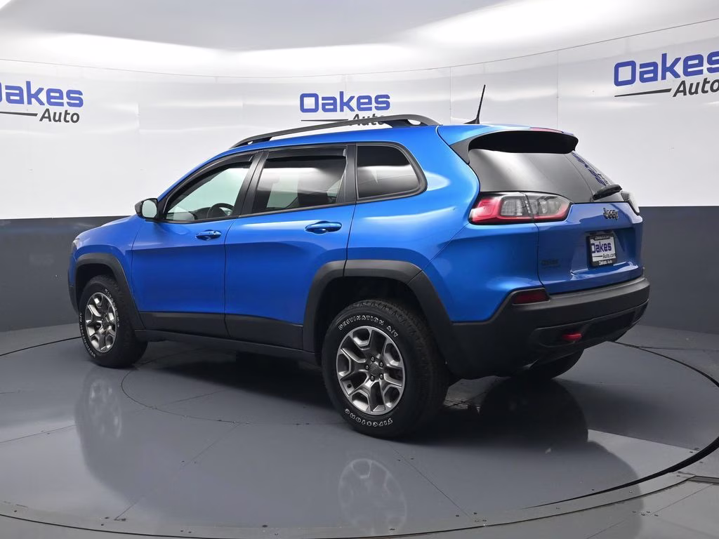 2021 Hydro Blue Pearlcoat Jeep Cherokee Trailhawk 4X4 SUV