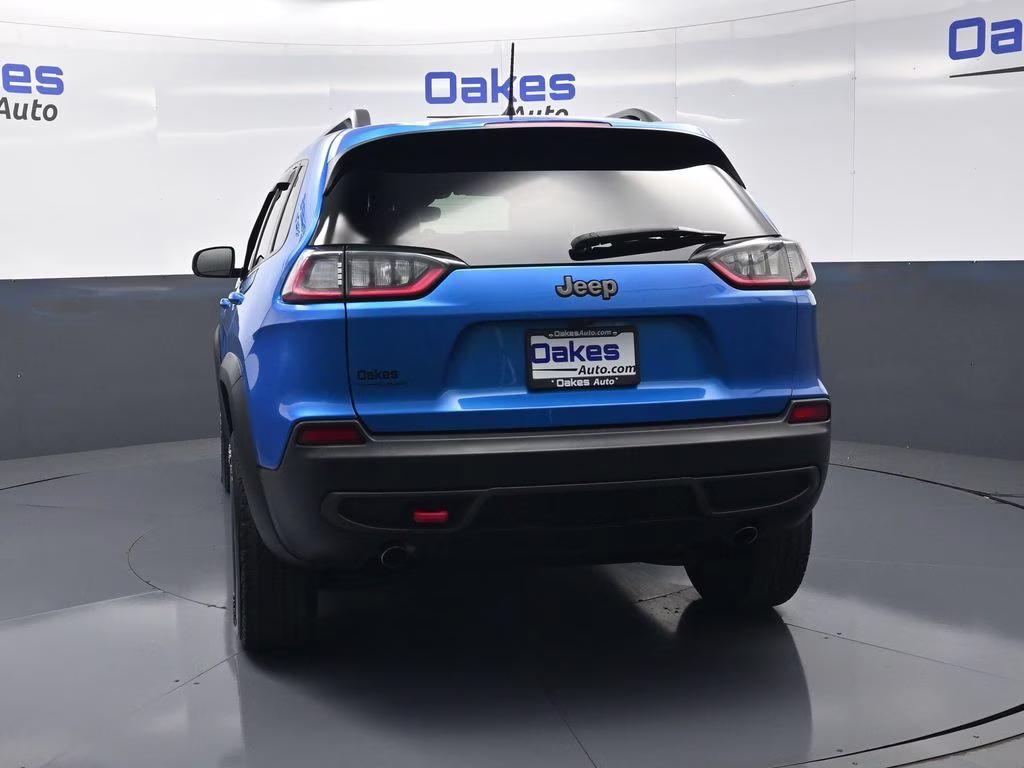2021 Hydro Blue Pearlcoat Jeep Cherokee Trailhawk 4X4 SUV