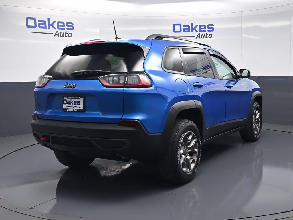 2021 Hydro Blue Pearlcoat Jeep Cherokee Trailhawk 4X4 SUV