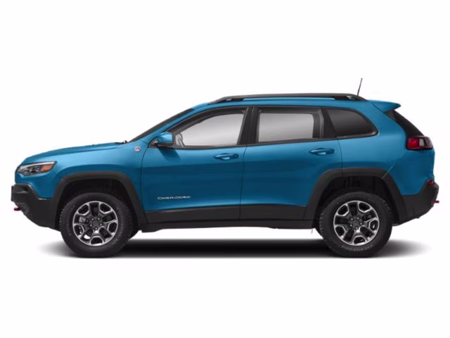 2021 Hydro Blue Pearlcoat Jeep Cherokee Trailhawk 4X4 SUV