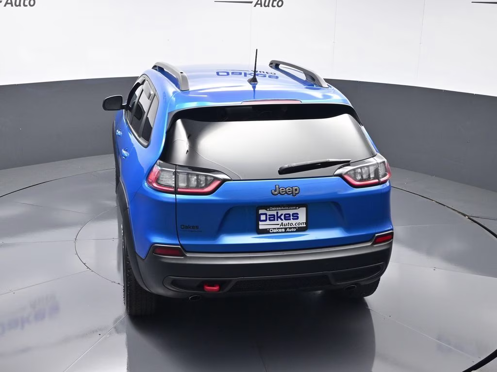 2021 Hydro Blue Pearlcoat Jeep Cherokee Trailhawk 4X4 SUV