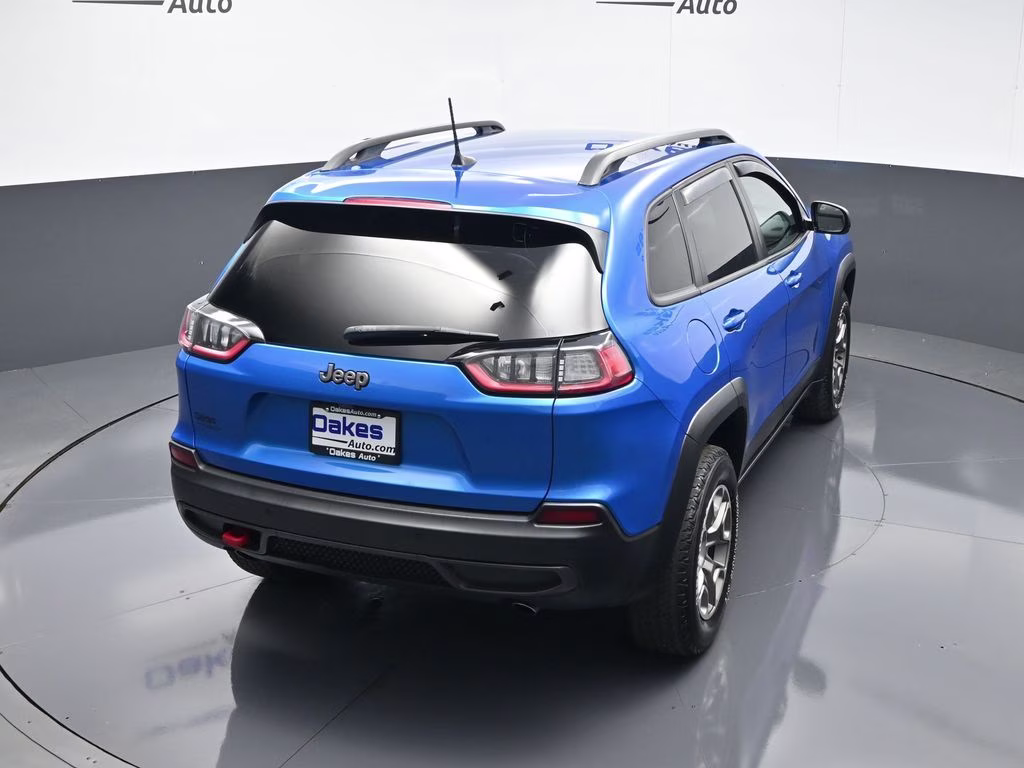 2021 Hydro Blue Pearlcoat Jeep Cherokee Trailhawk 4X4 SUV