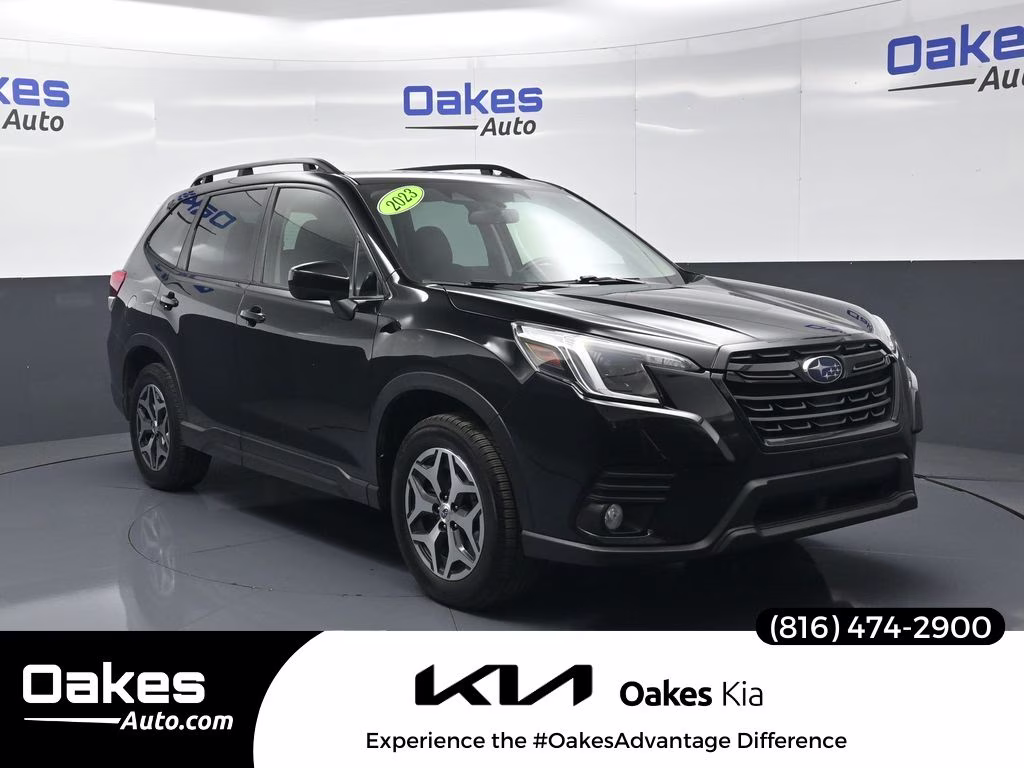 2023 Crystal Black Silica Subaru Forester Premium AWD SUV