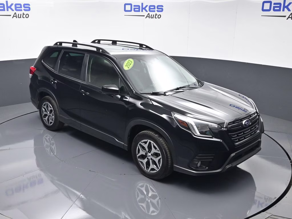 2023 Crystal Black Silica Subaru Forester Premium AWD SUV