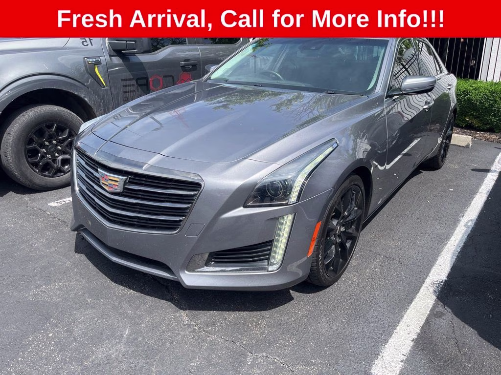2019 Satin Steel Metallic Cadillac CTS 2.0L Turbo Luxury AWD Sedan