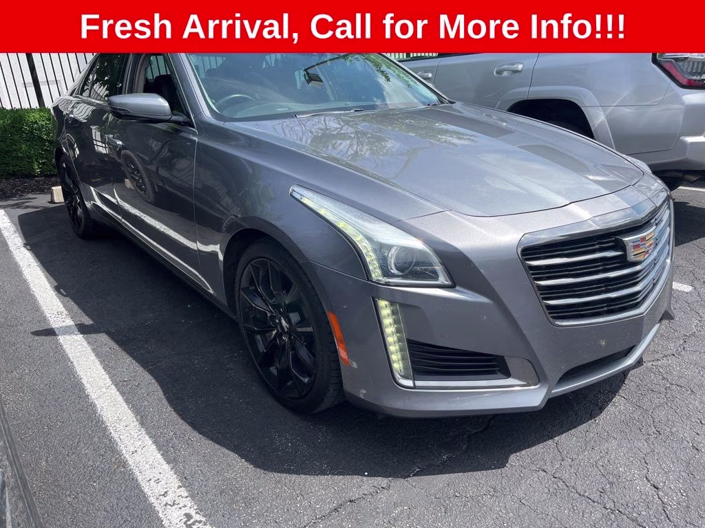 2019 Satin Steel Metallic Cadillac CTS 2.0L Turbo Luxury AWD Sedan