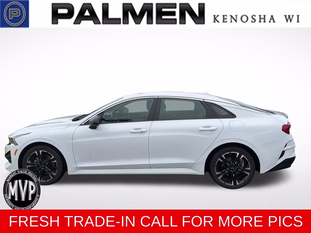 2021 Glacial White Pearl Kia K5 GT-Line FWD Sedan