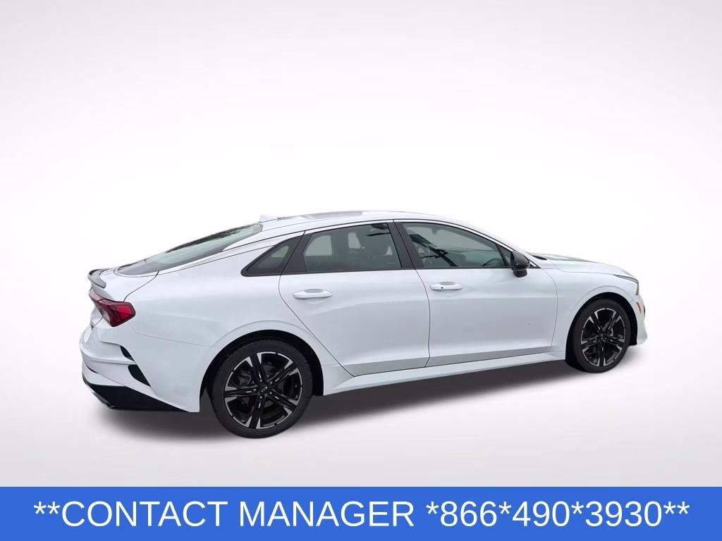 2021 Glacial White Pearl Kia K5 GT-Line FWD Sedan
