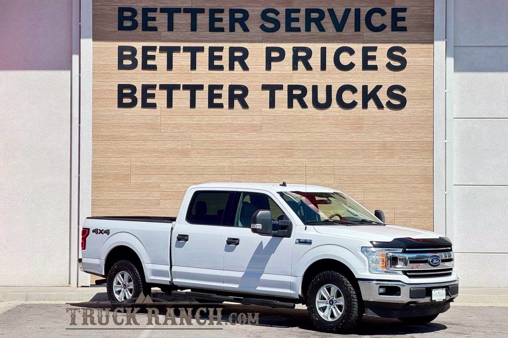 2019 White Ford F-150 XLT 4X4 Truck