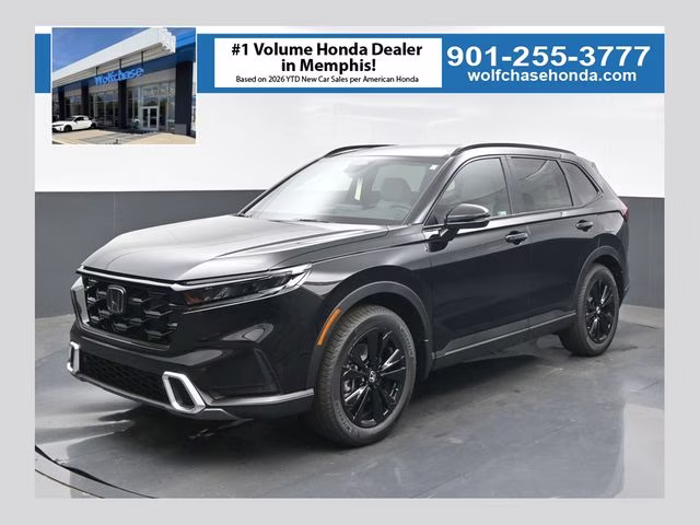 2026 Crystal Black Pearl Honda CR-V Hybrid Sport Touring AWD SUV