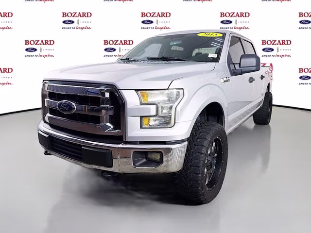 2015 Ingot Silver Ford F-150 XLT 4X4 Truck