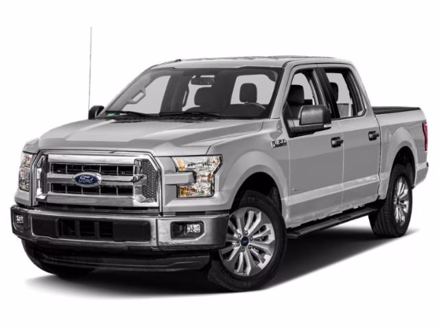 2015 Silver Ford F-150 XLT 4X4 Truck