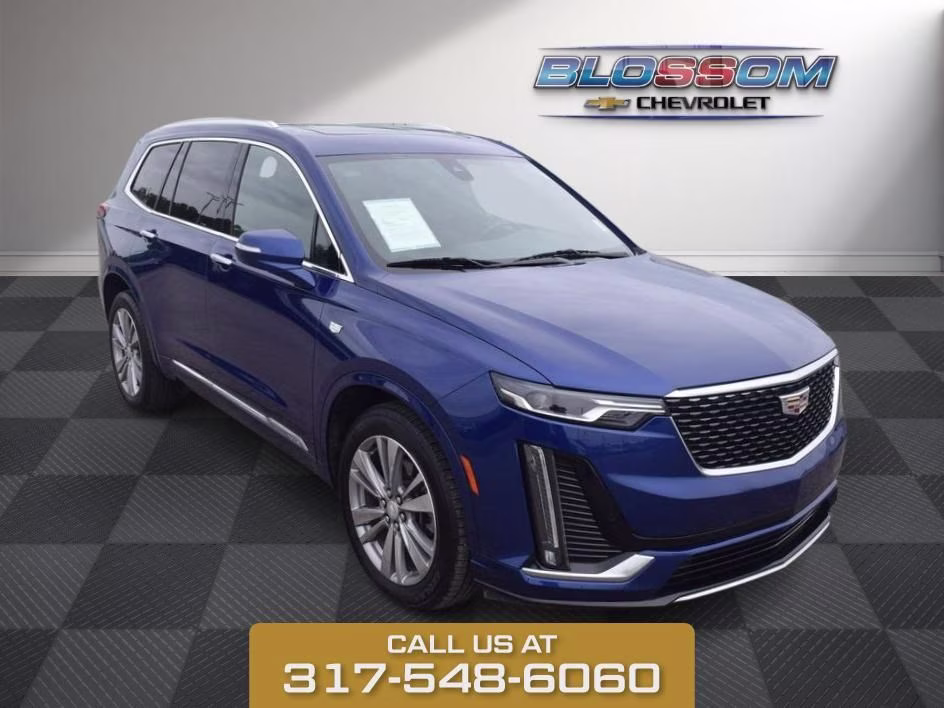 2023 Blue Metallic Cadillac XT6 Premium Luxury AWD SUV