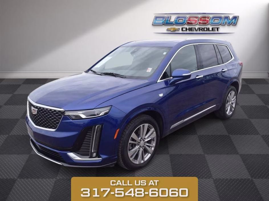 2023 Blue Metallic Cadillac XT6 Premium Luxury AWD SUV