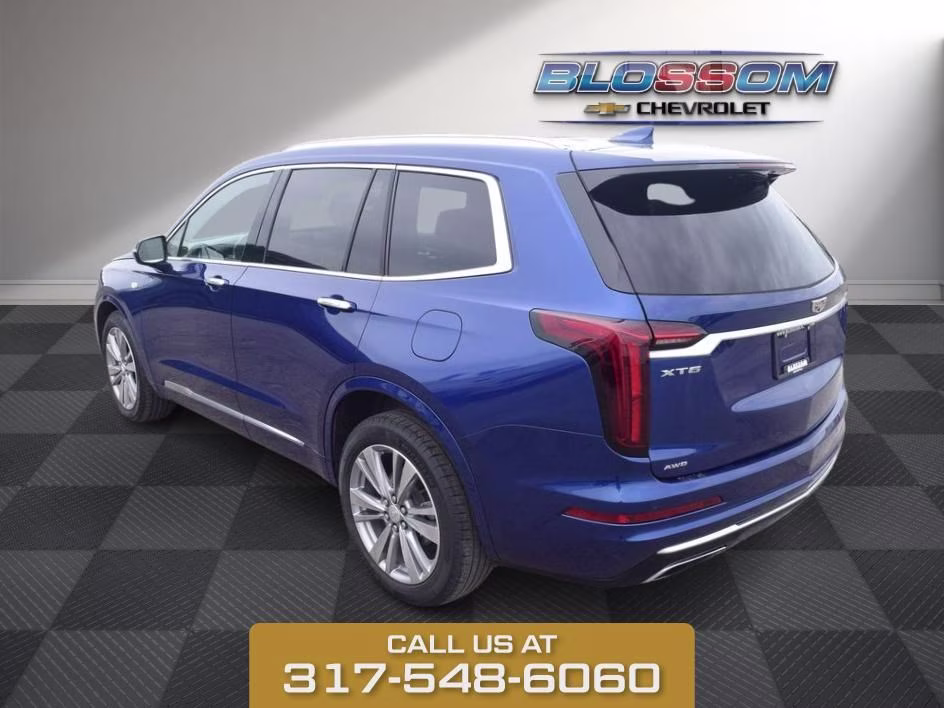 2023 Blue Metallic Cadillac XT6 Premium Luxury AWD SUV