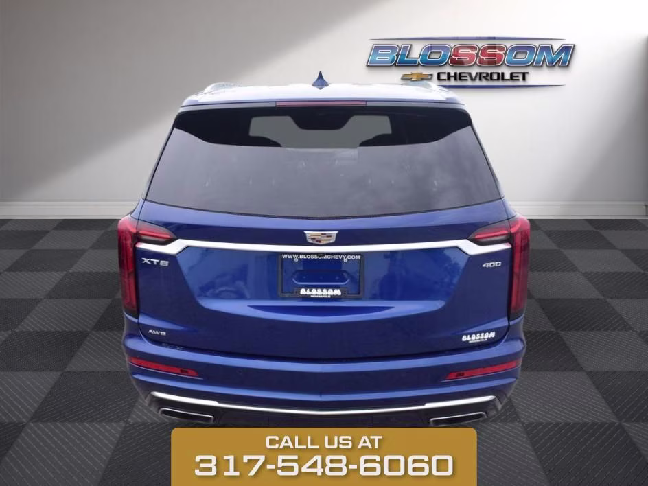 2023 Blue Metallic Cadillac XT6 Premium Luxury AWD SUV