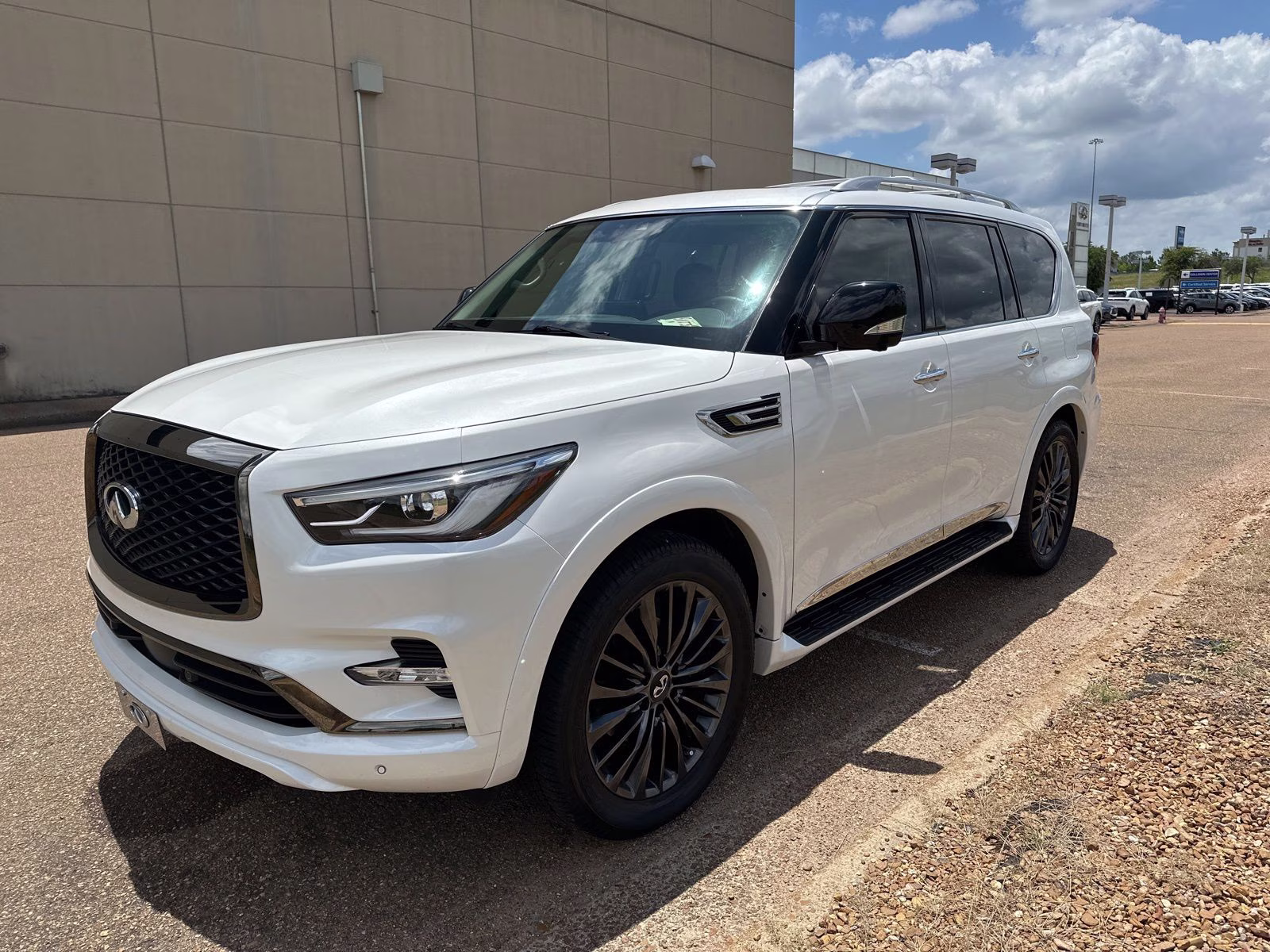 2023 Moonstone White INFINITI QX80 Premium Select RWD SUV