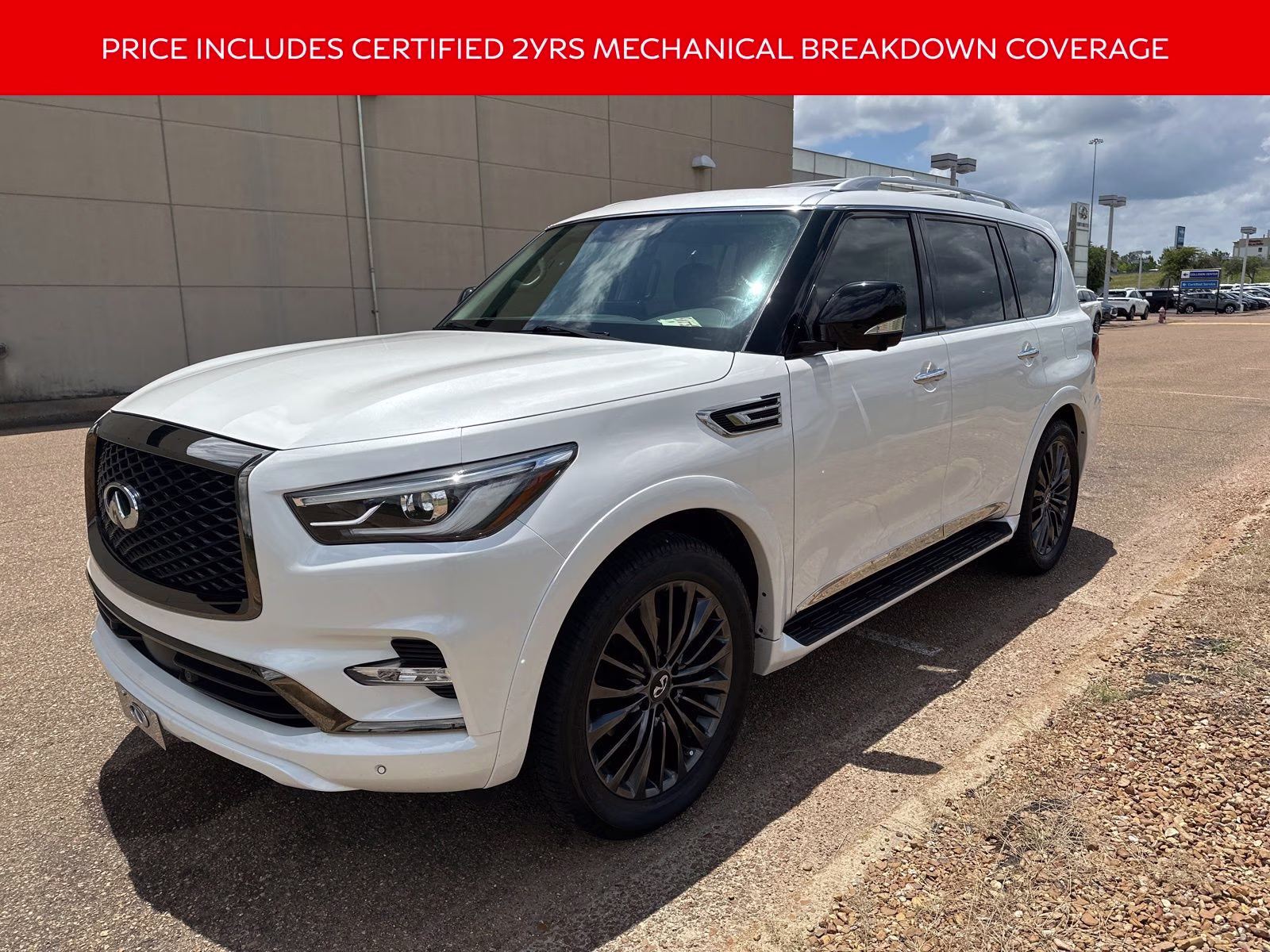 2023 Moonstone White INFINITI QX80 Premium Select RWD SUV