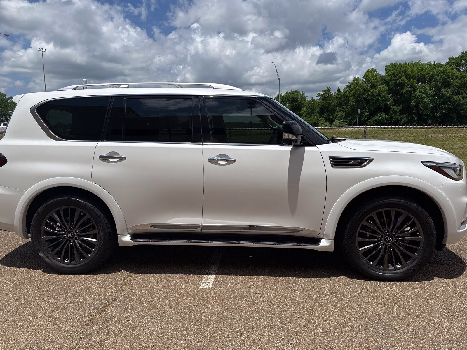 2023 Moonstone White INFINITI QX80 Premium Select RWD SUV