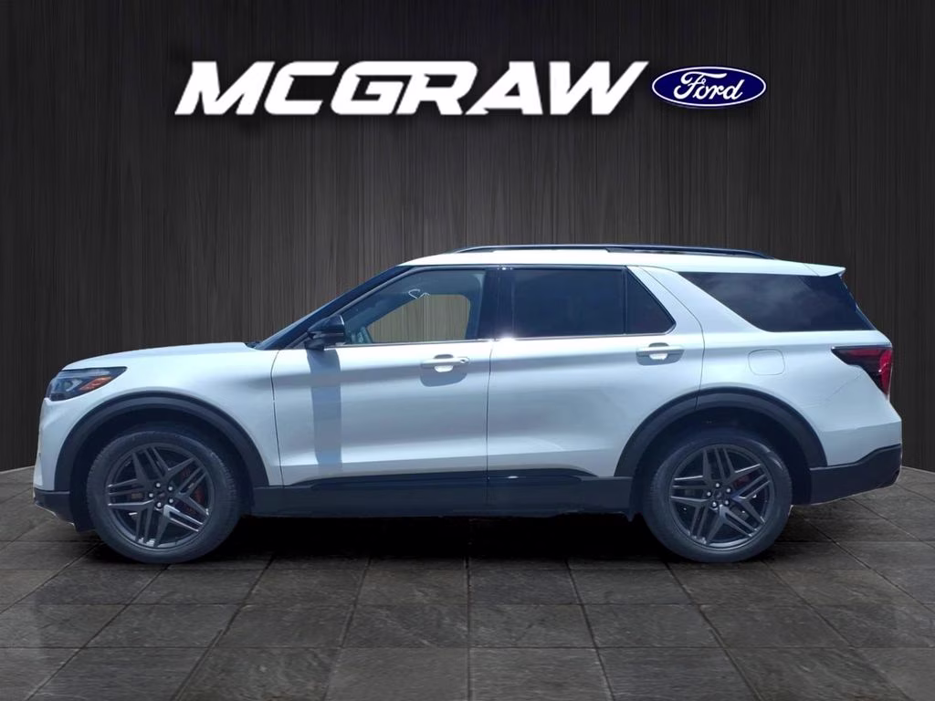 2026 Space White Metallic Ford Explorer ST 4X4 SUV