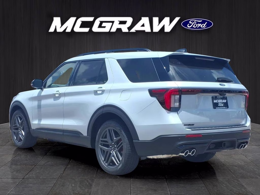 2026 Space White Metallic Ford Explorer ST 4X4 SUV