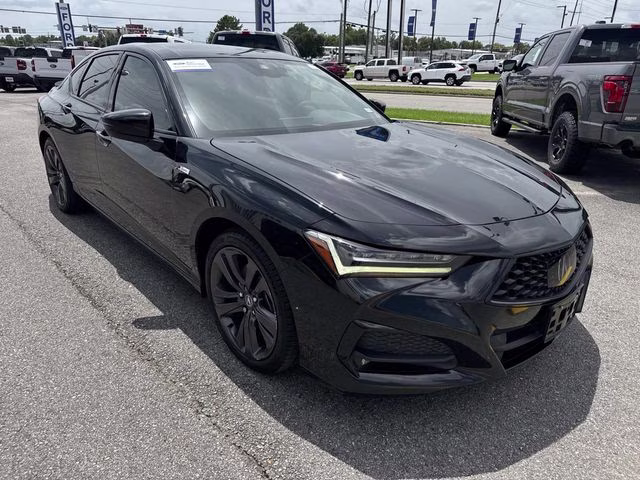 2021 Black Acura TLX A-Spec Package FWD Sedan