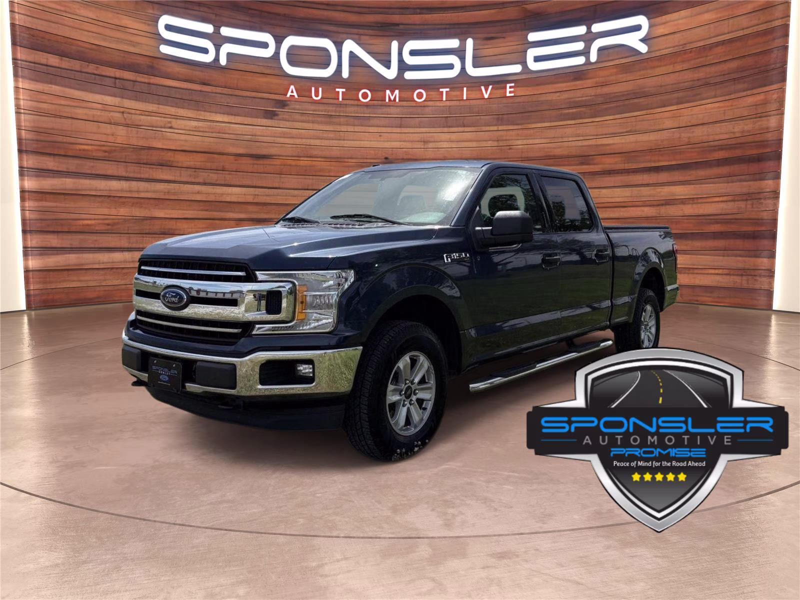 2018 Blue Jeans Ford F-150 XLT 4X4 Truck