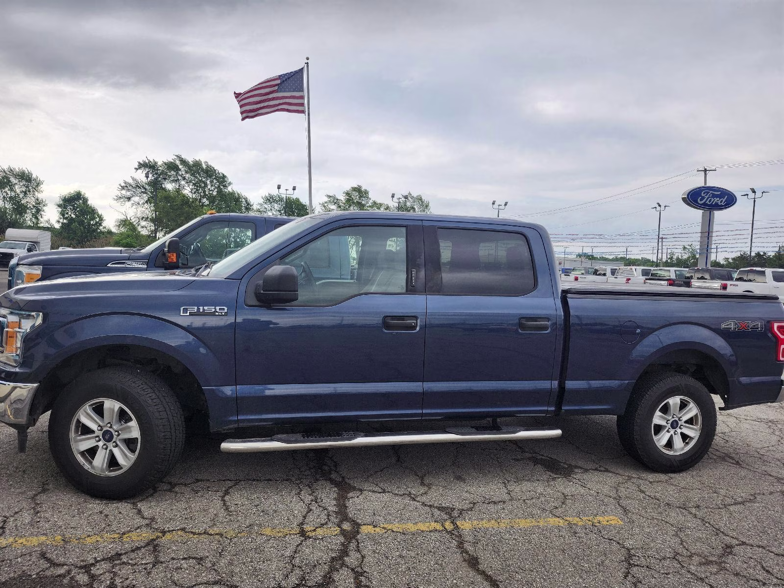 2018 Blue Jeans Ford F-150 XLT 4X4 Truck