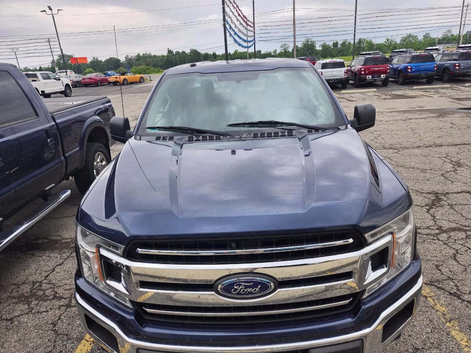 2018 Blue Jeans Ford F-150 XLT 4X4 Truck