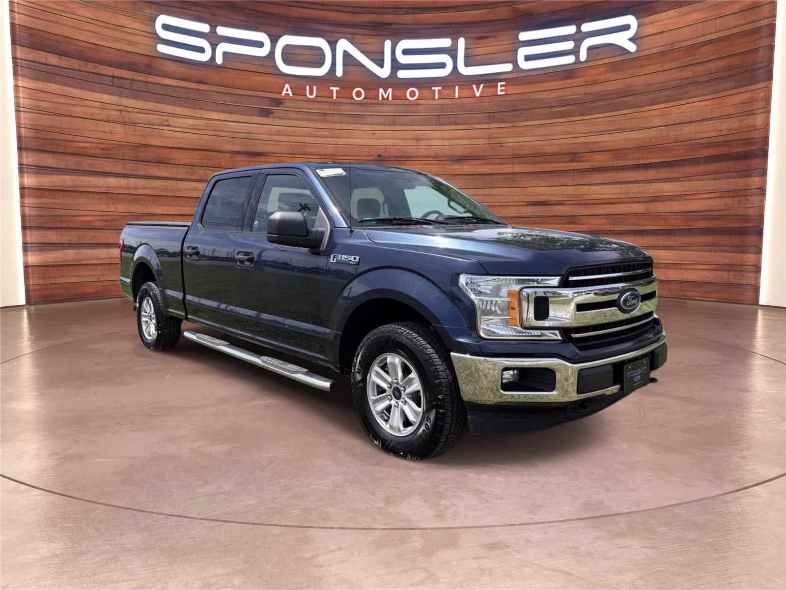 2018 Blue Jeans Ford F-150 XLT 4X4 Truck