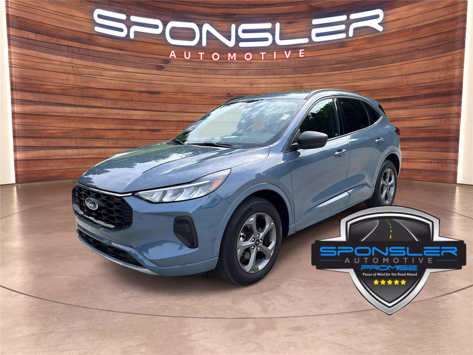 2024 Vapor Blue Ford Escape ST-Line AWD SUV