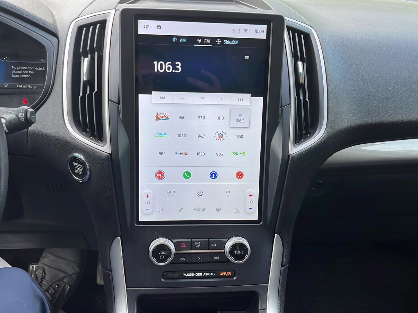 2023 Agate Black Ford Edge SEL AWD SUV
