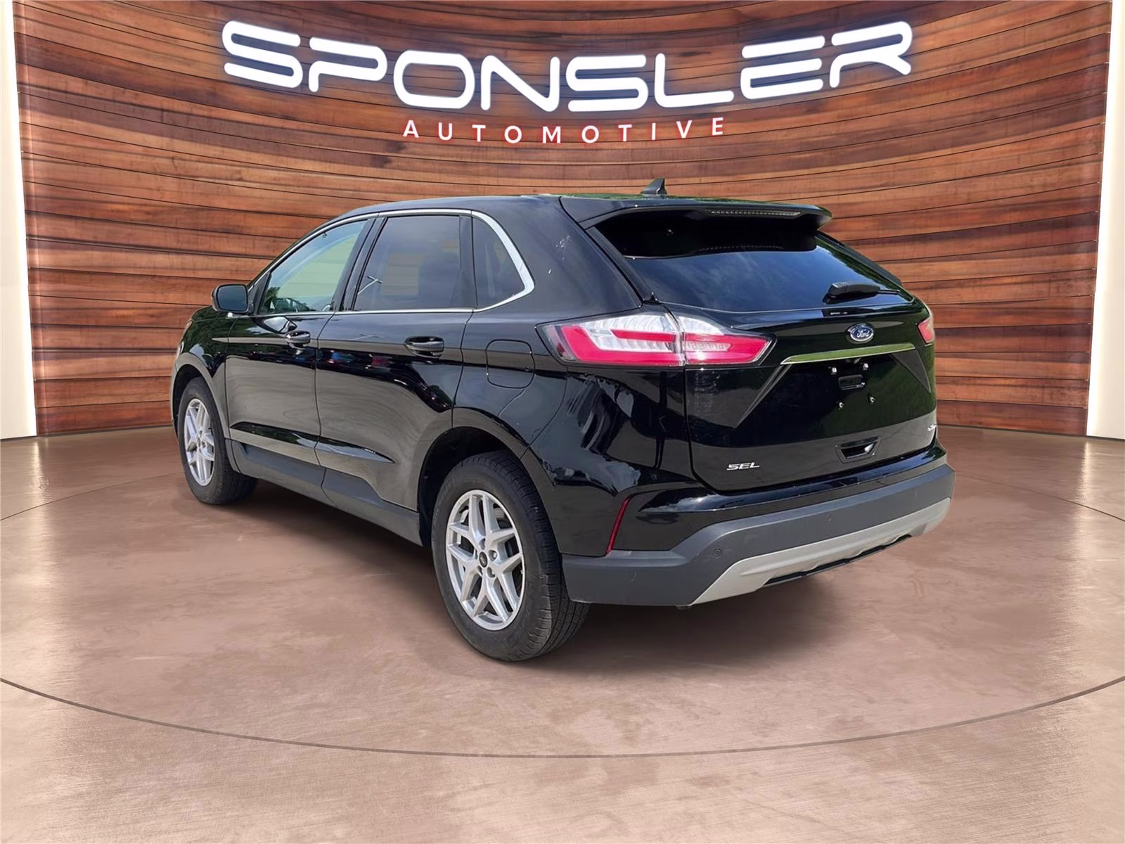 2023 Agate Black Ford Edge SEL AWD SUV