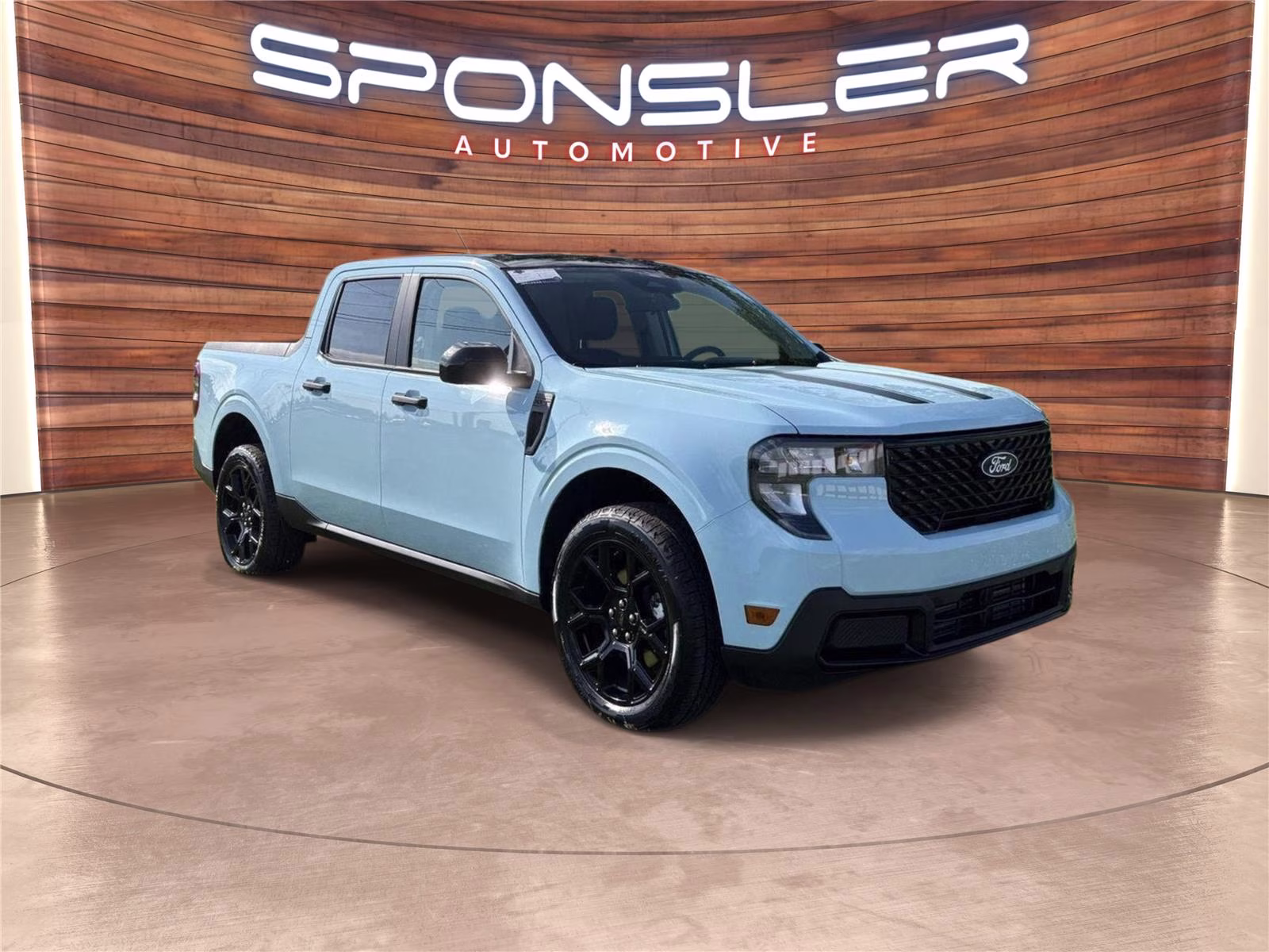 2026 Light Blue Ford Maverick XLT AWD Truck