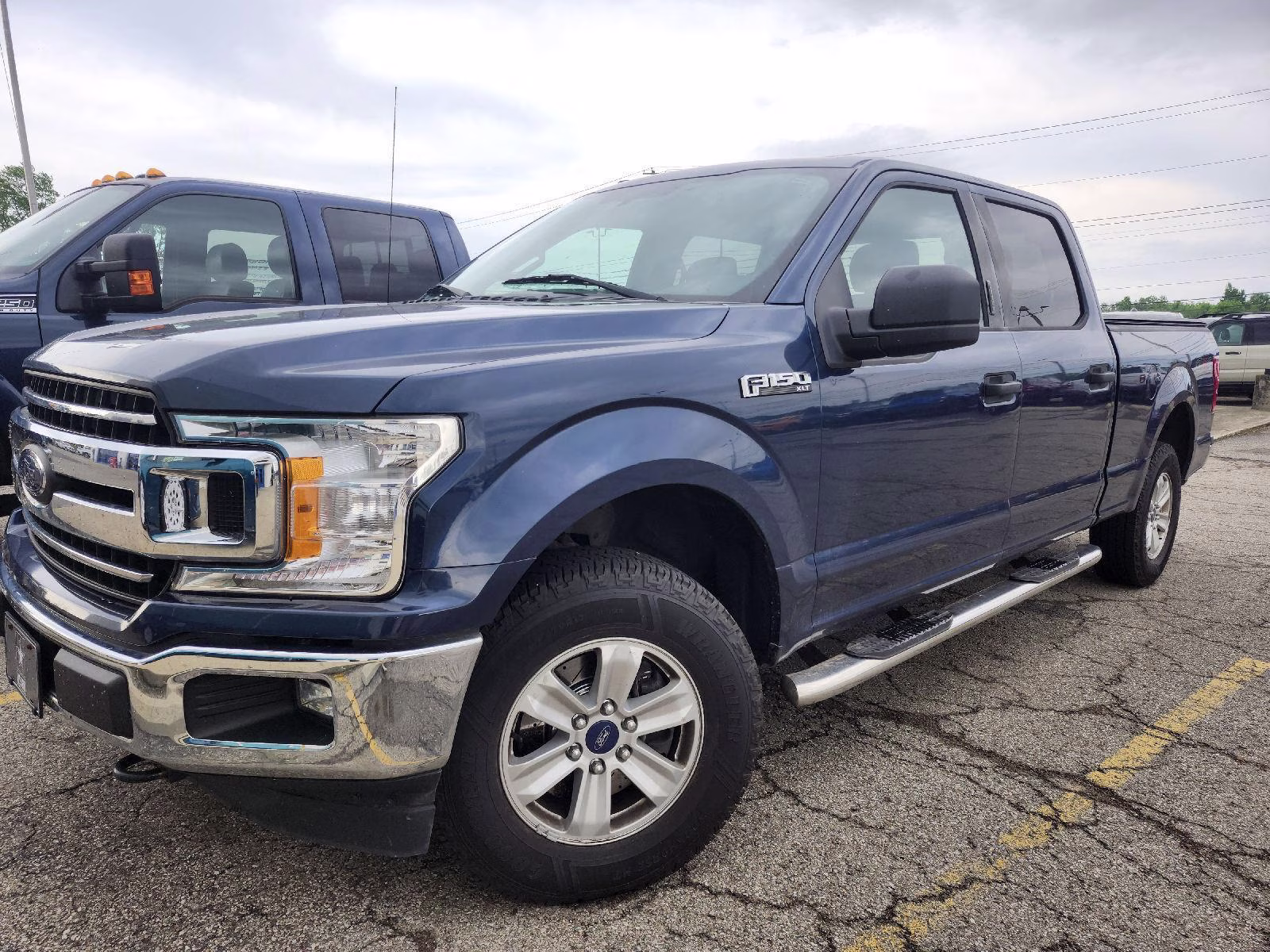 2018 Blue Jeans Ford F-150 XLT 4X4 Truck
