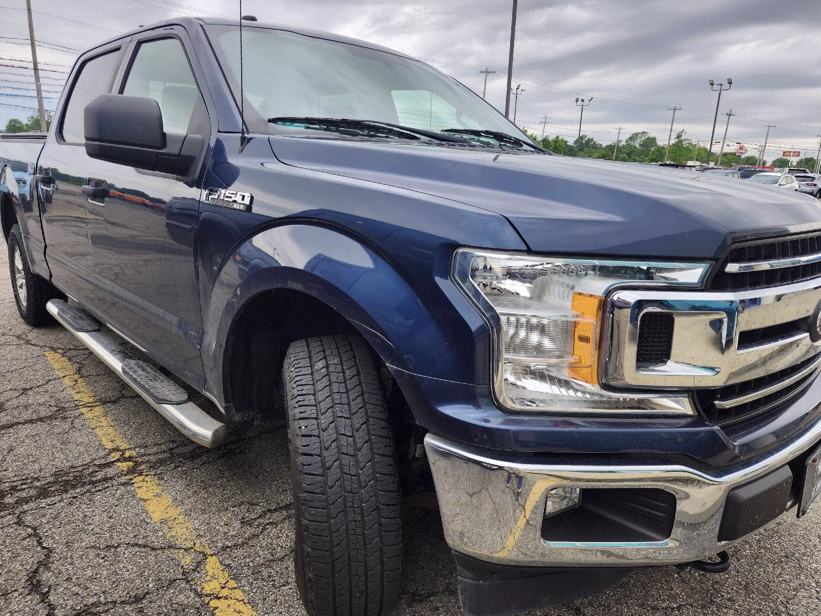2018 Blue Jeans Ford F-150 XLT 4X4 Truck