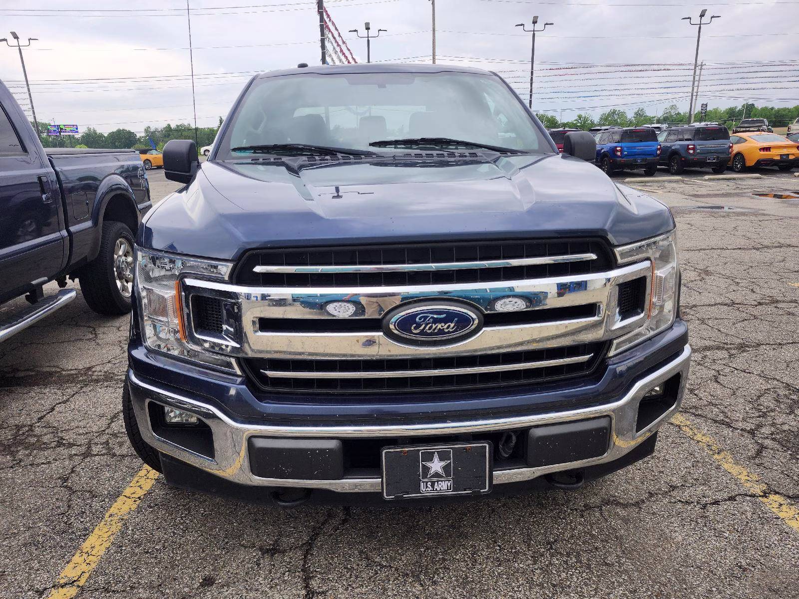 2018 Blue Jeans Ford F-150 XLT 4X4 Truck