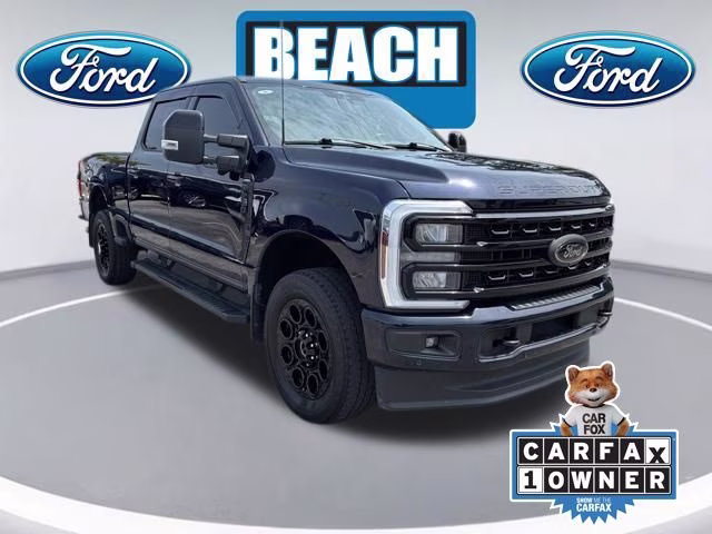 2024 Blue Metallic Ford Super Duty F-250 SRW Lariat 4X4 Truck