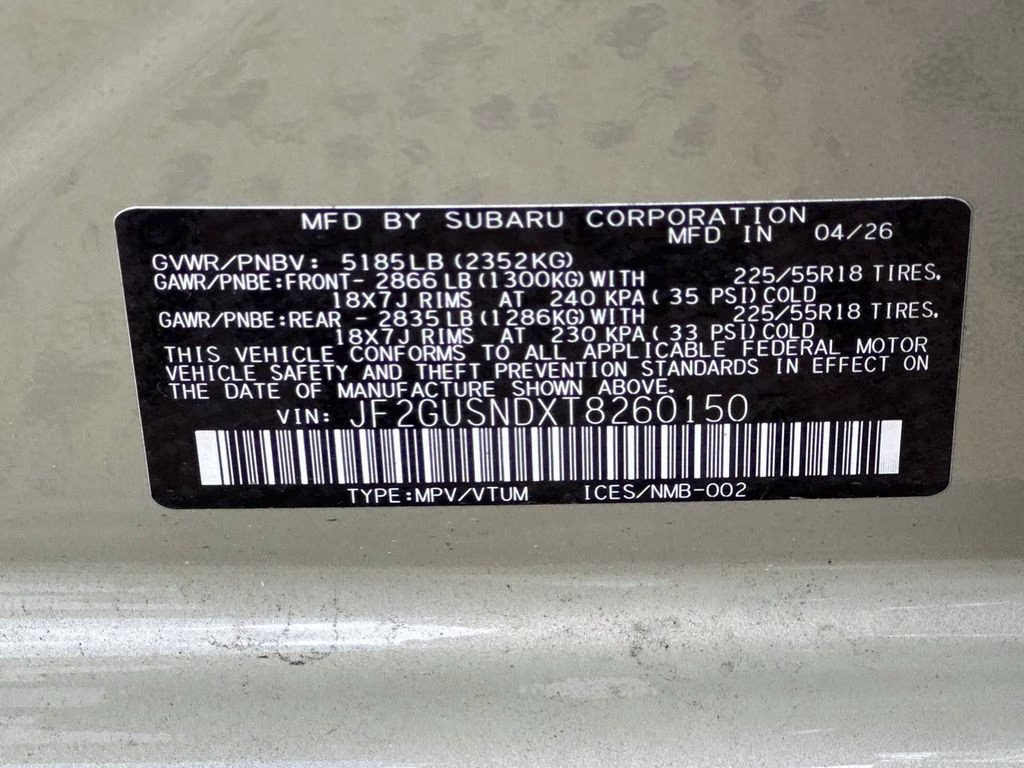 2026 Sand Dune Pearl Subaru Crosstrek Hybrid Limited AWD SUV