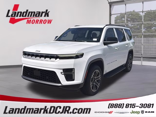 2026 Bright White Clearcoat Jeep Grand Wagoneer RWD SUV