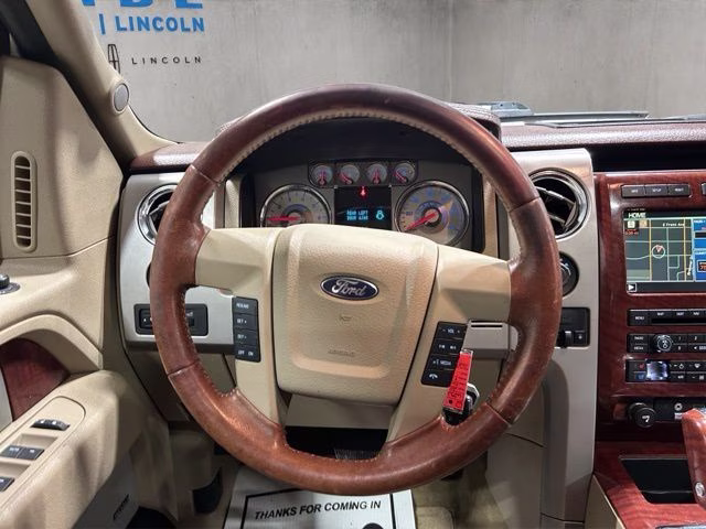 2010 White Platinum Metallic Tri-Coat Ford F-150 King Ranch 4X4 Truck