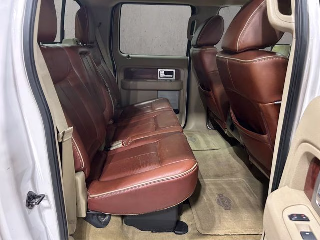 2010 White Platinum Metallic Tri-Coat Ford F-150 King Ranch 4X4 Truck