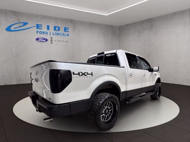 2010 White Platinum Metallic Tri-Coat Ford F-150 King Ranch 4X4 Truck