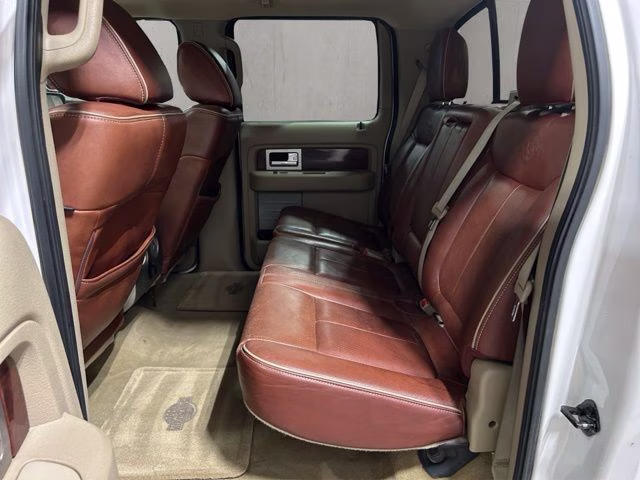 2010 White Platinum Metallic Tri-Coat Ford F-150 King Ranch 4X4 Truck