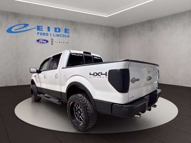 2010 White Platinum Metallic Tri-Coat Ford F-150 King Ranch 4X4 Truck