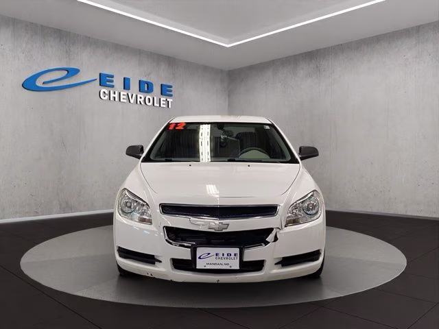 2012 Summit White Chevrolet Malibu LS FWD Sedan