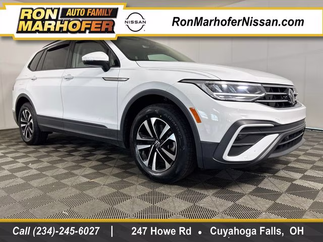 2023 Pure White Volkswagen Tiguan 2.0T S FWD SUV
