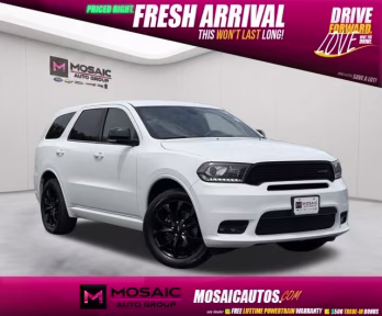 2020 White Knuckle Clearcoat Dodge Durango GT Plus AWD SUV