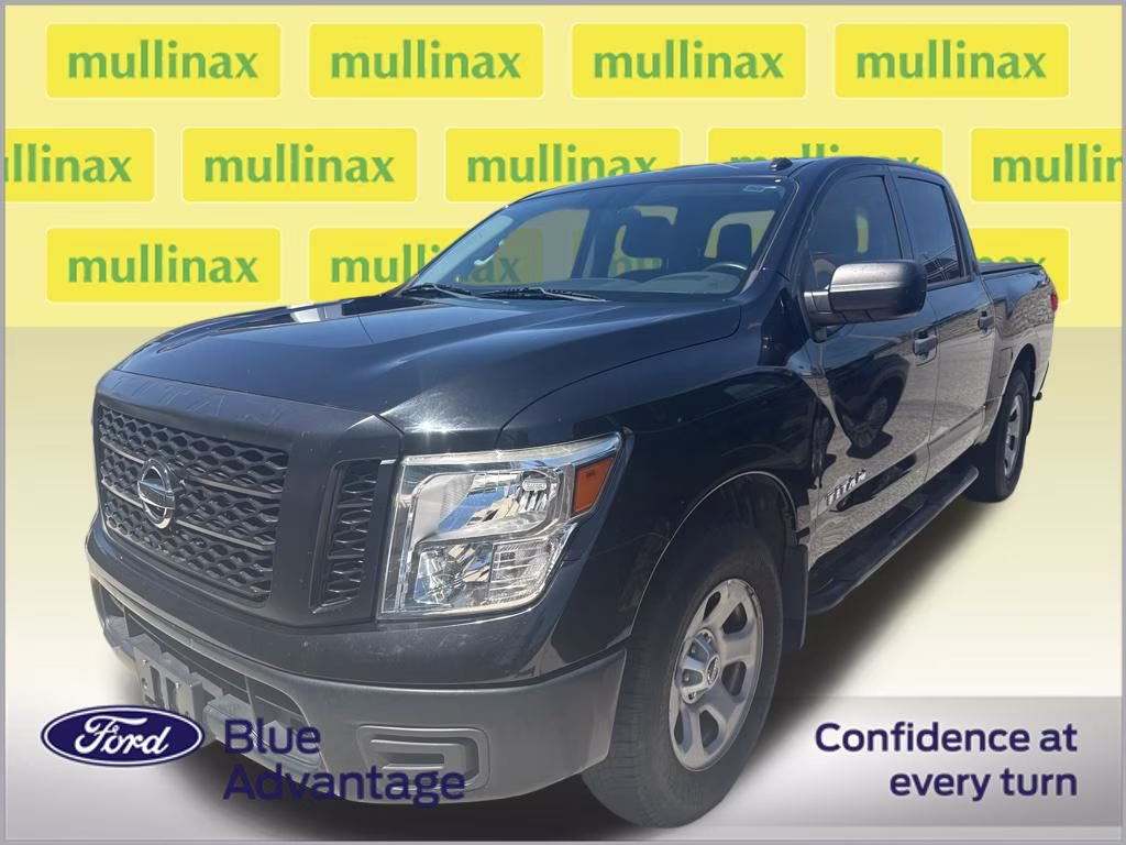 2019 Magnetic Black Metallic Nissan Titan S RWD Truck